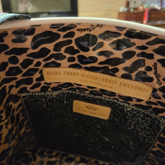 Consuela Multicolor Skull Print Tote Bag - Picture 3 of 6